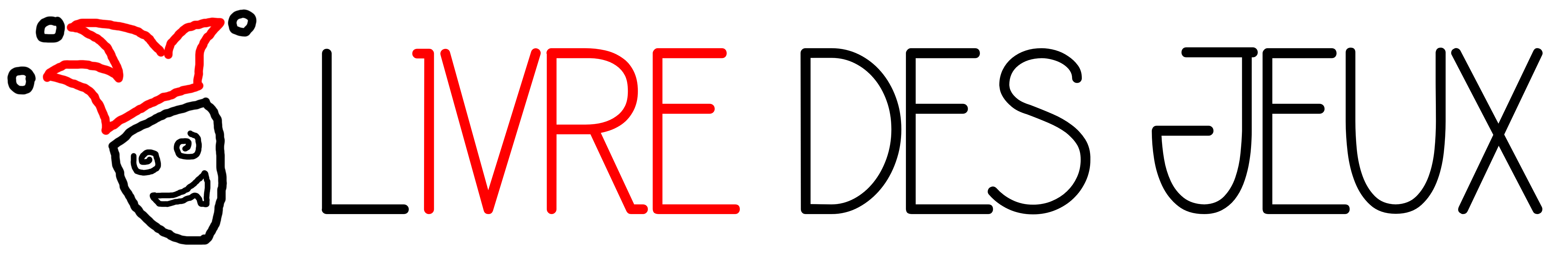 Logo du site avec marqué LIVRE DES JEUX